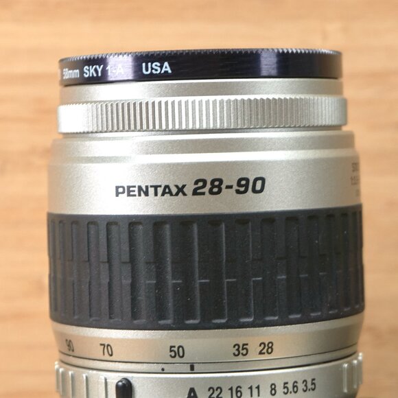 Pentax MZ-60 35mm slr Film Camera, w/ SMS Pentax-FA 28-90mm Lens - Picture 5 of 9